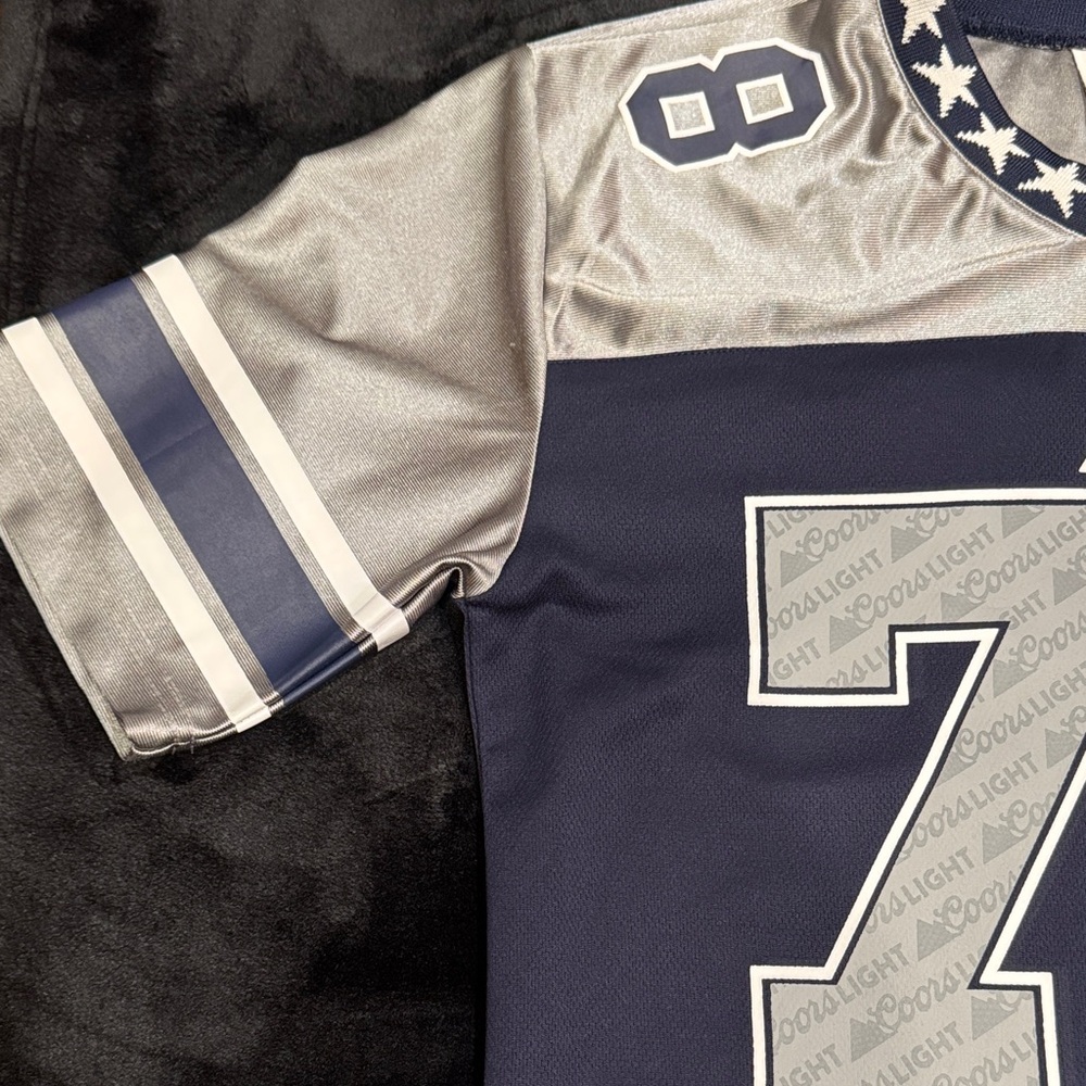 Men's Blue and Silver 78 Jersey - Picture 5 of 6